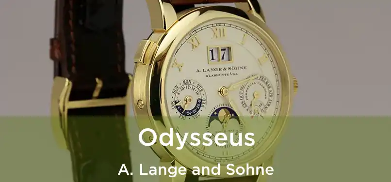  Odysseus A. Lange and Sohne